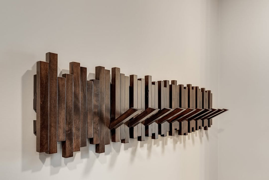 Crochet mural avec 12 crochets