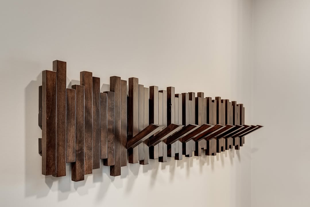 Crochet mural avec 12 crochets