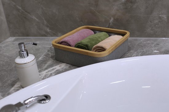 SET 3 pièces de rangement à Cadre en Bambou