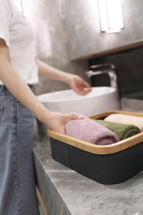 SET 3 pièces de rangement à Cadre en Bambou