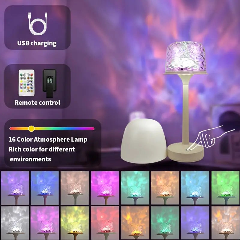 Projecteur Rotative, 16 Couleurs Ocean Lamp