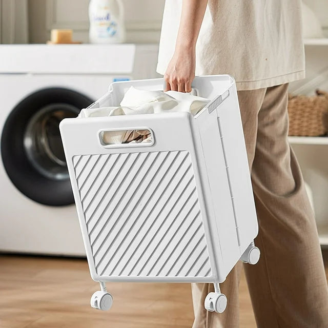 Panier à linge pliable