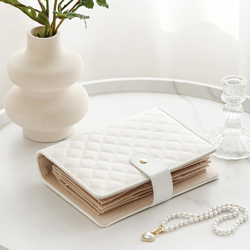 Organisateur de bijoux de voyage – Étui matelassé avec pochettes zippées amovibles