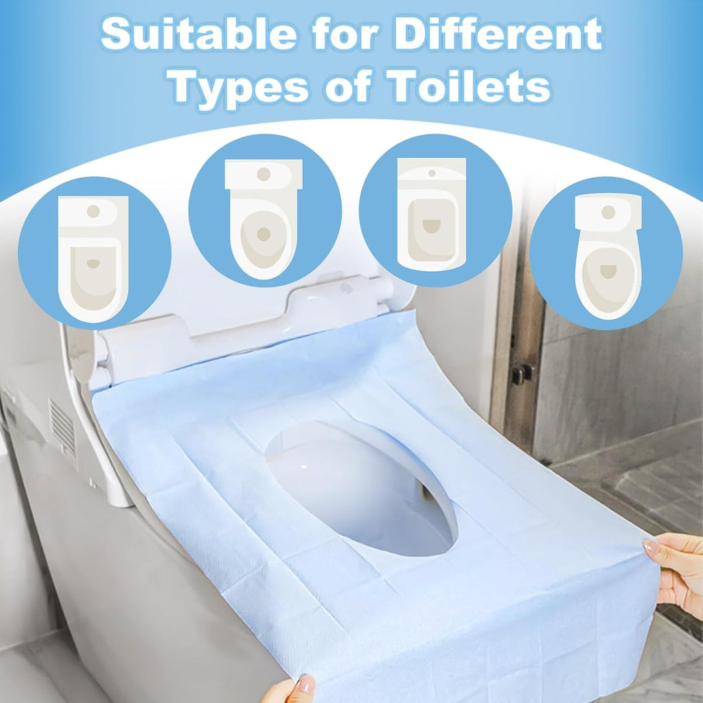 Sachets Hygiéniques portatifs Pour Couvrir Le Siège Des Toilettes.