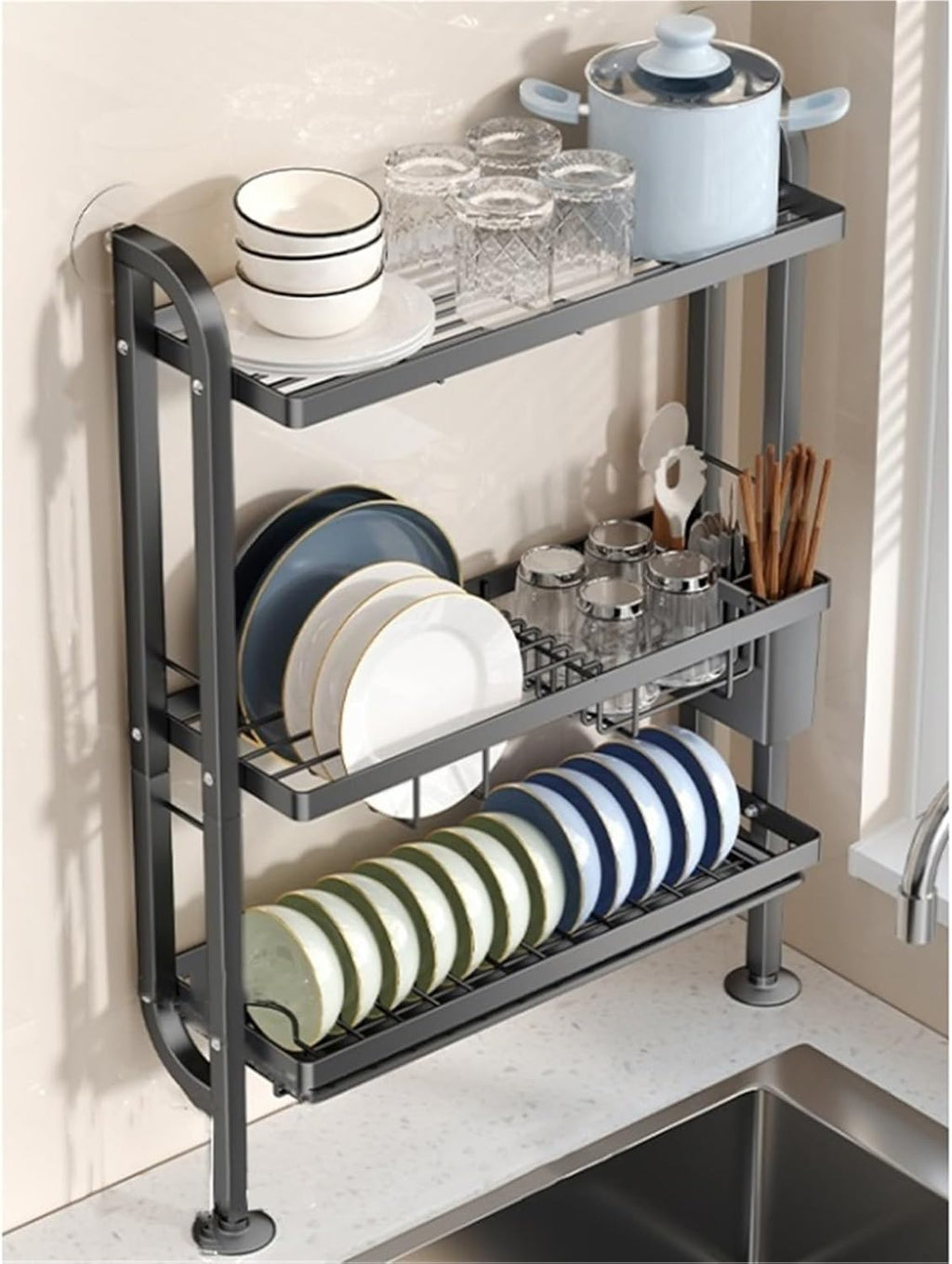 Égouttoir à vaisselle en métal