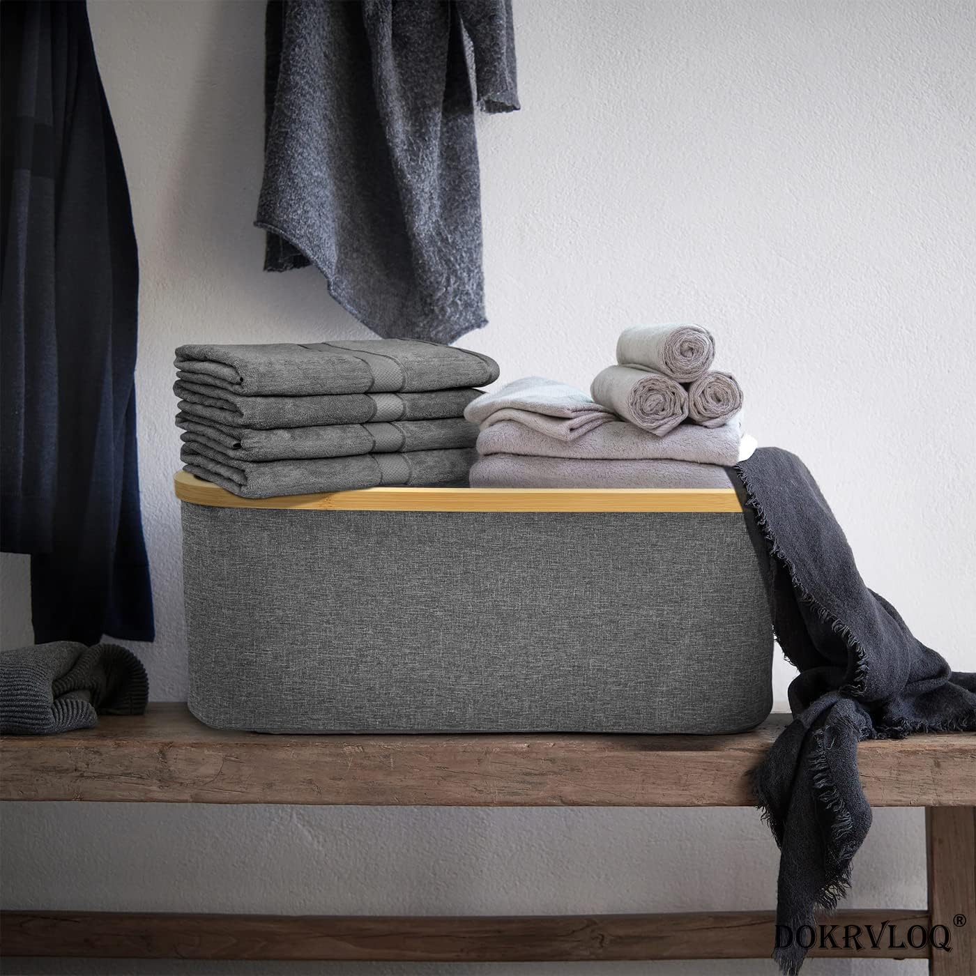 SET 3 pièces de rangement à Cadre en Bambou