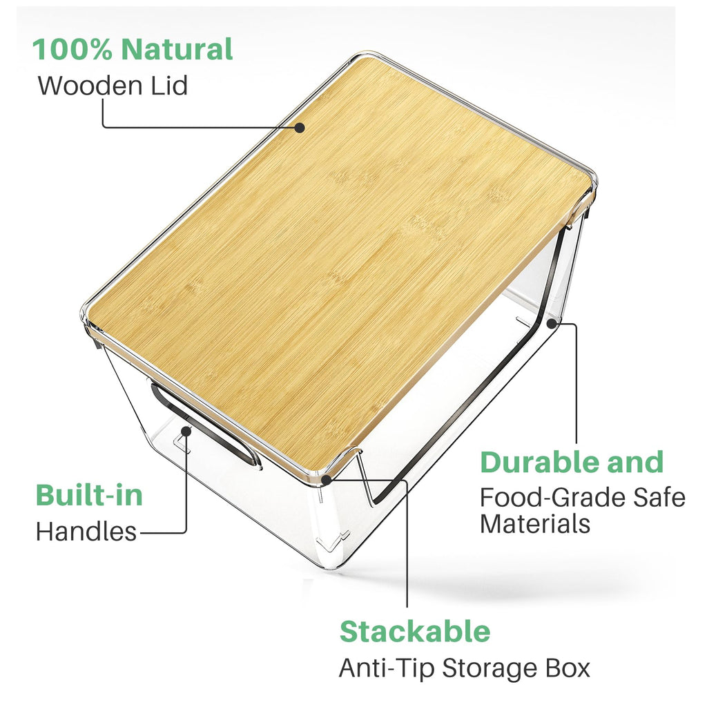 Boîte transparente avec couvercle