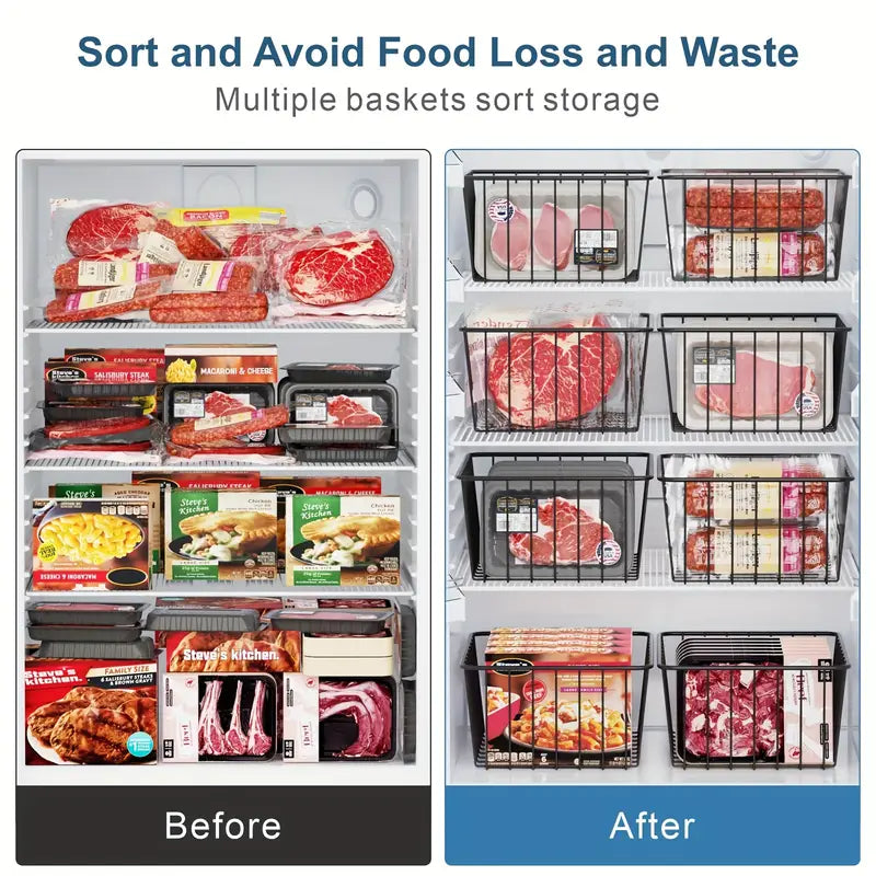 paniers de rangement en fil métallique