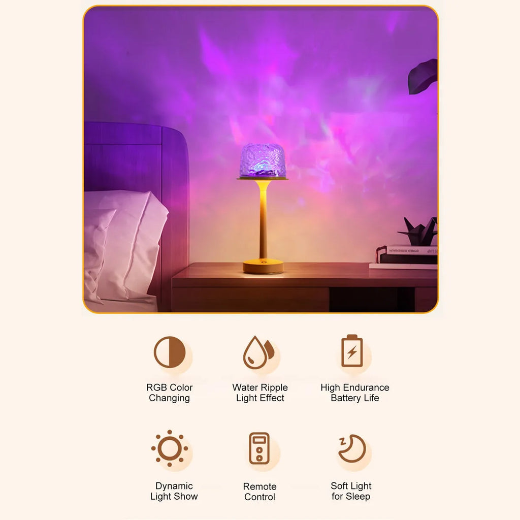 Projecteur Rotative, 16 Couleurs Ocean Lamp