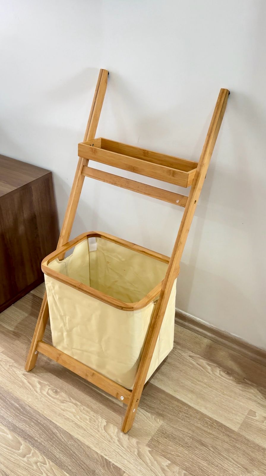 Panier à linge en bambou